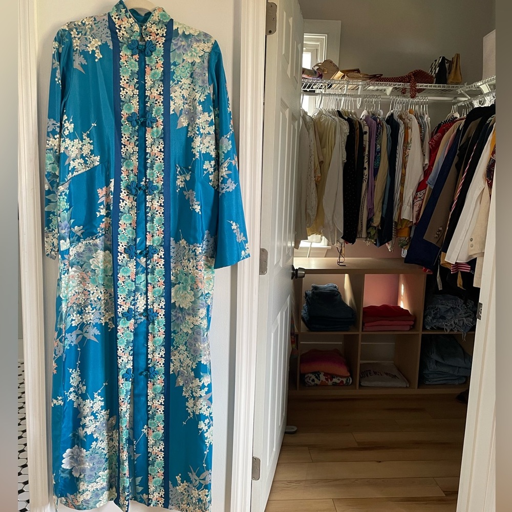 Kyoto Silk Kimono Full Length 100% silk One size